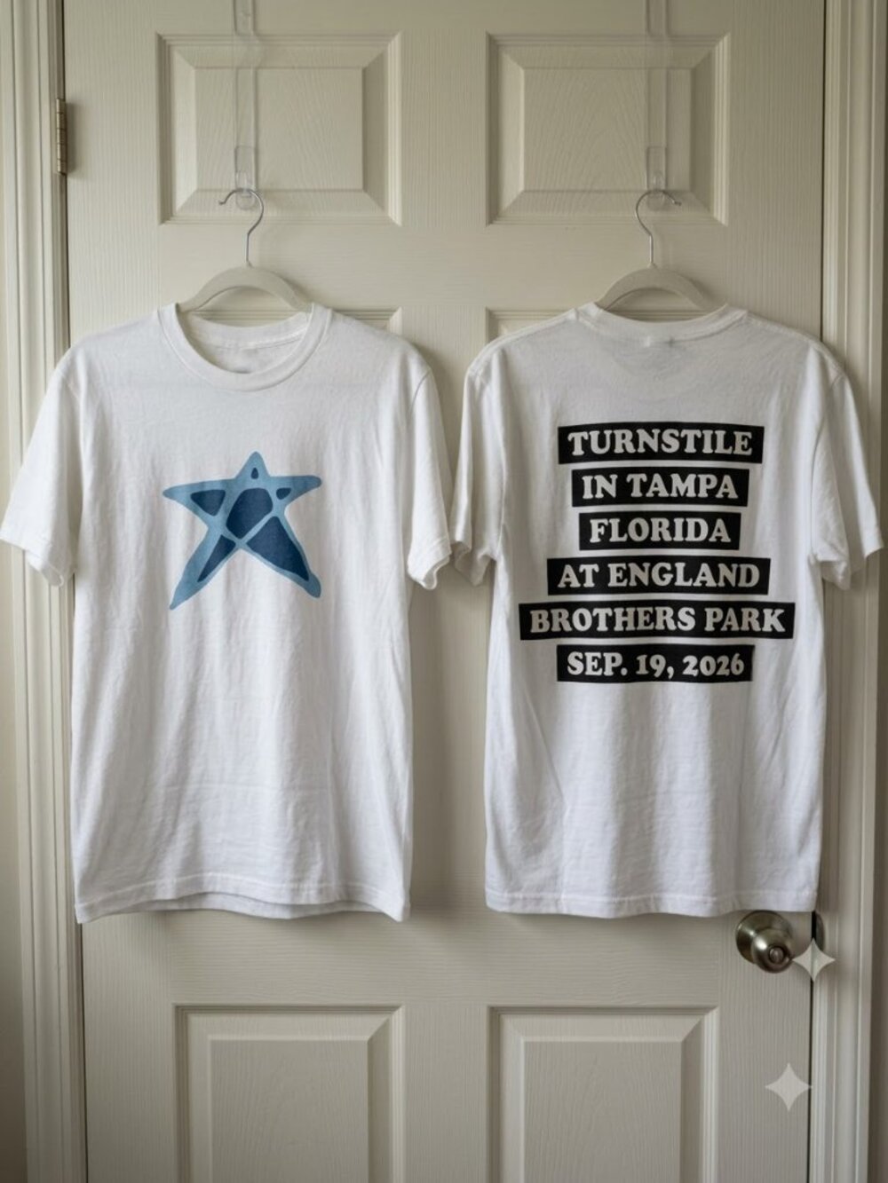Turnstile in Tampa Florida Brother Park Sep 19 2026 Concert T-Shirt